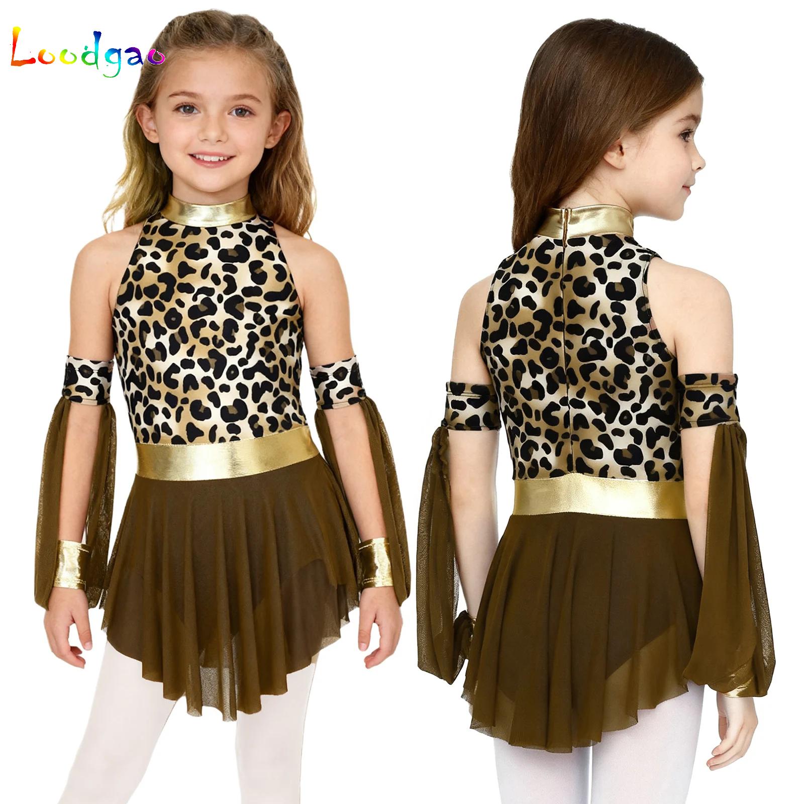 Summer Clothing Set For Girls - Bambini Leopard Savage Caveman Croods Abbigliamento