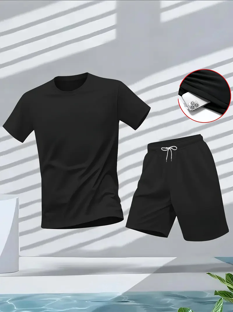 Summer Gym Clothing - Completo da Uomo 2 Pezzi, Set