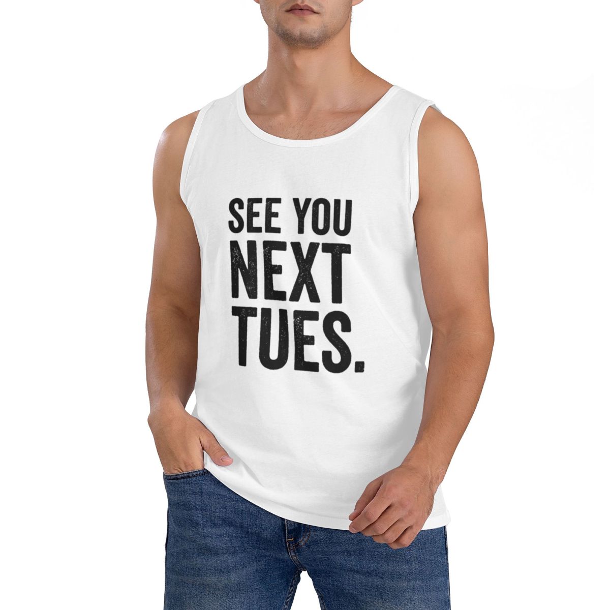Summer Clothing Next - T-Shirt Senza Maniche 100% Cotone con