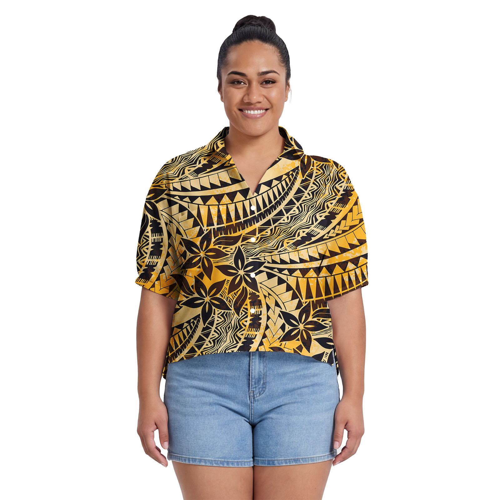 Summer Clothing Images - Camicie Comode Polinesiane con Immagine Personalizzata