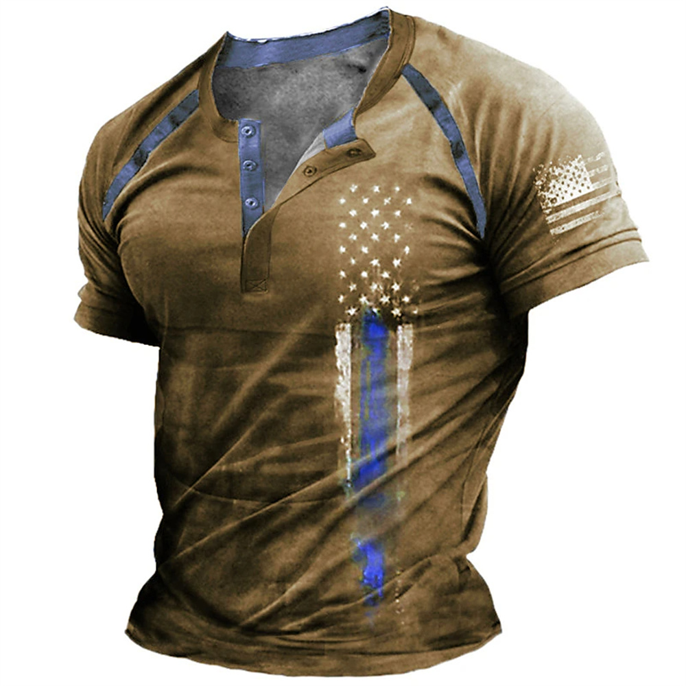 Summer Knit Clothing - Divertente Maglietta Henry con Stampa 3D