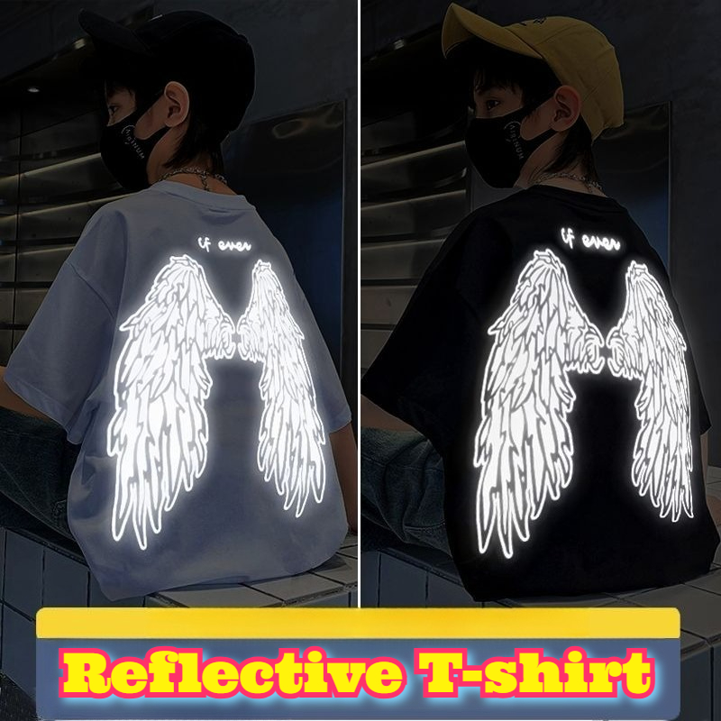 Summer Clothing Boys - T-shirt con ali riflettenti per giovani