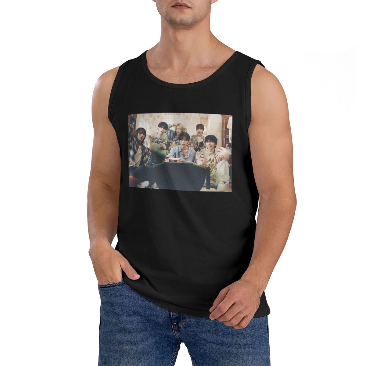 Summer Clothing Next - T-shirt senza maniche KPOP Boy Next