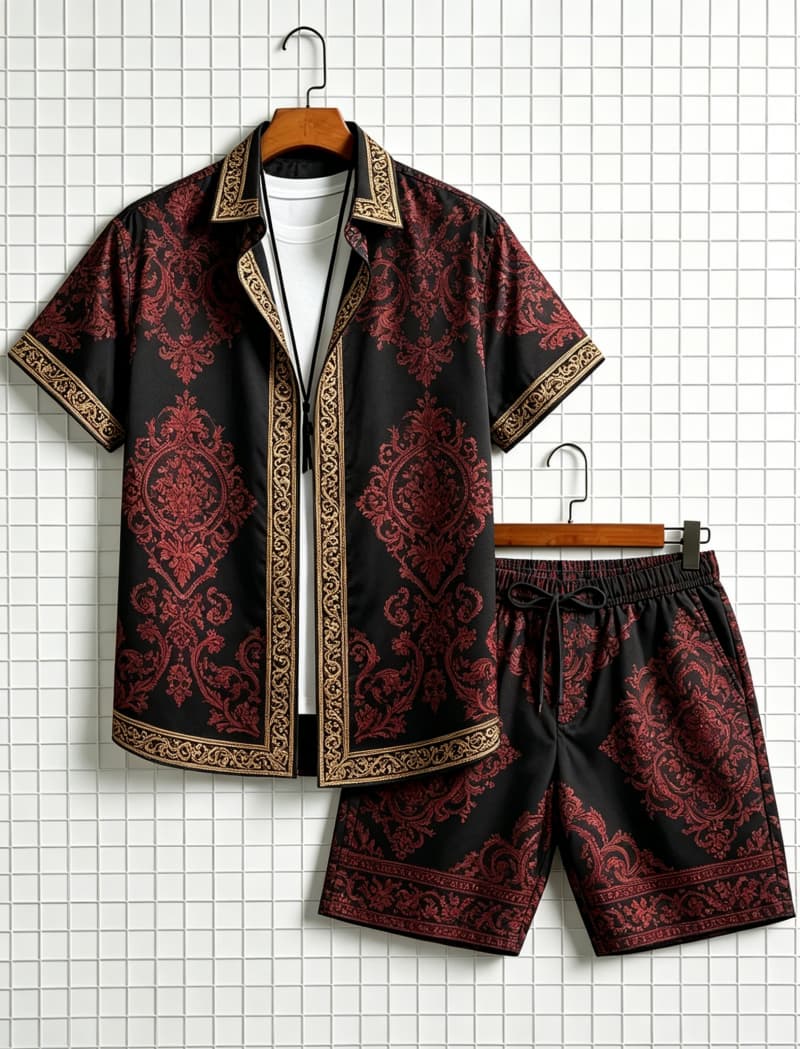 Summer Clothing Types - Completo da uomo con camicia a