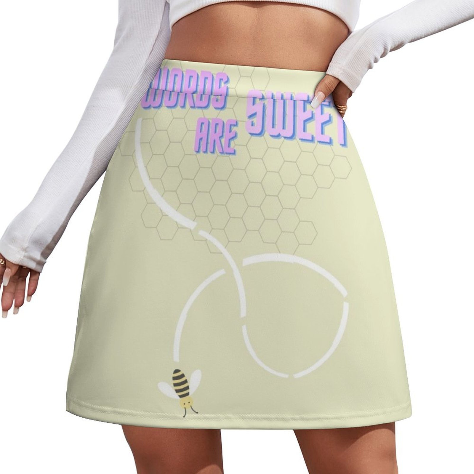 Summer Clothing Words - Minigonna da donna Words are SWEET,