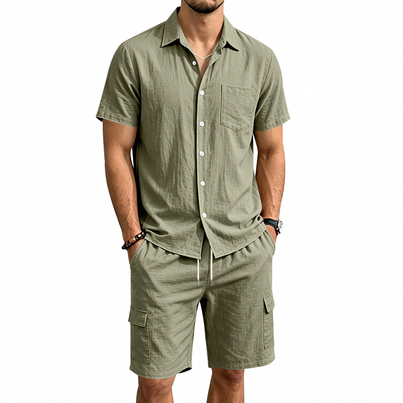 Summer Clothing Types - Completo Estivo da Uomo in Lino