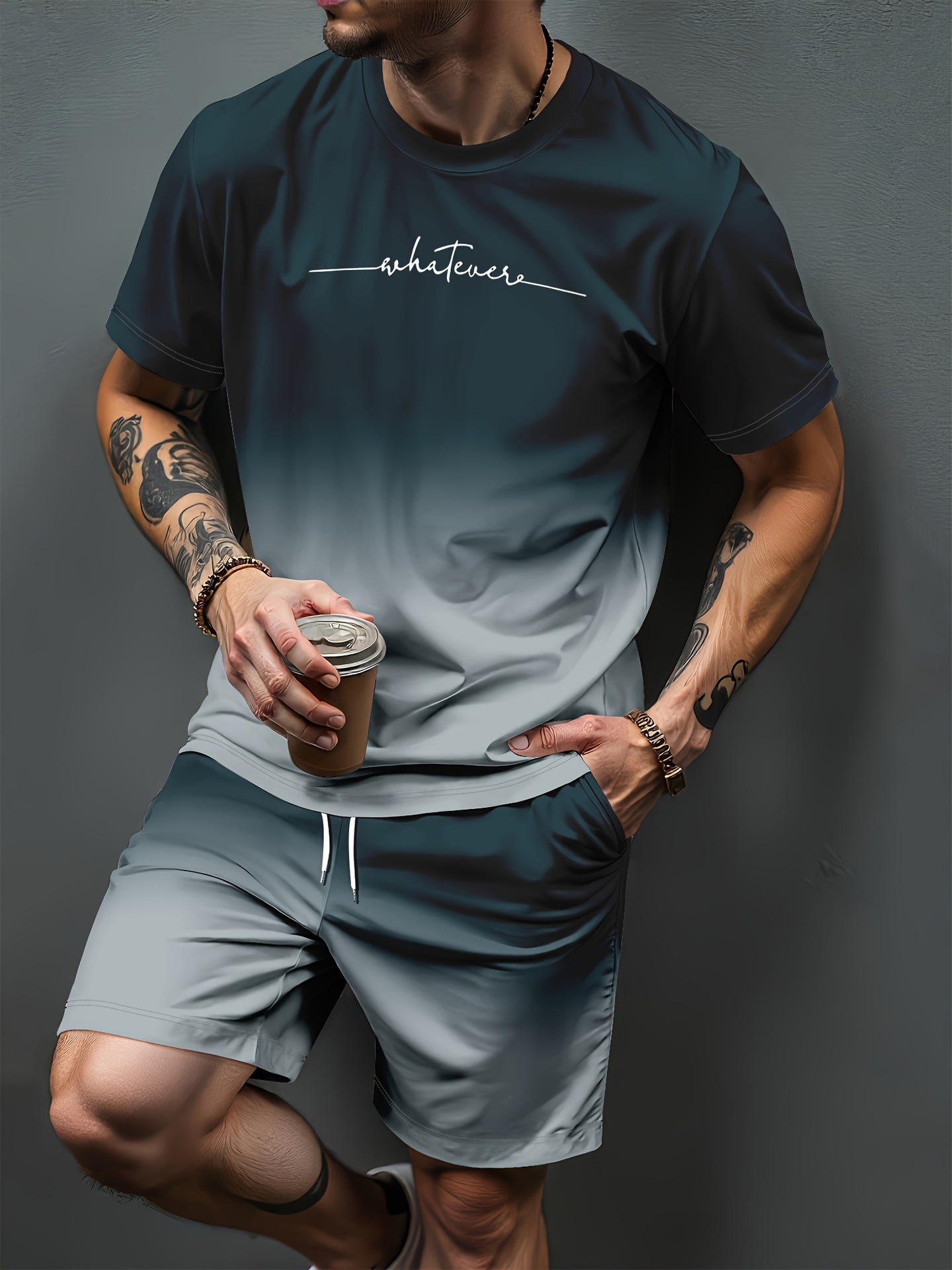 Tute Sportive con Stampa 3D a  - Summer Knit Clothing recensione e prezzo