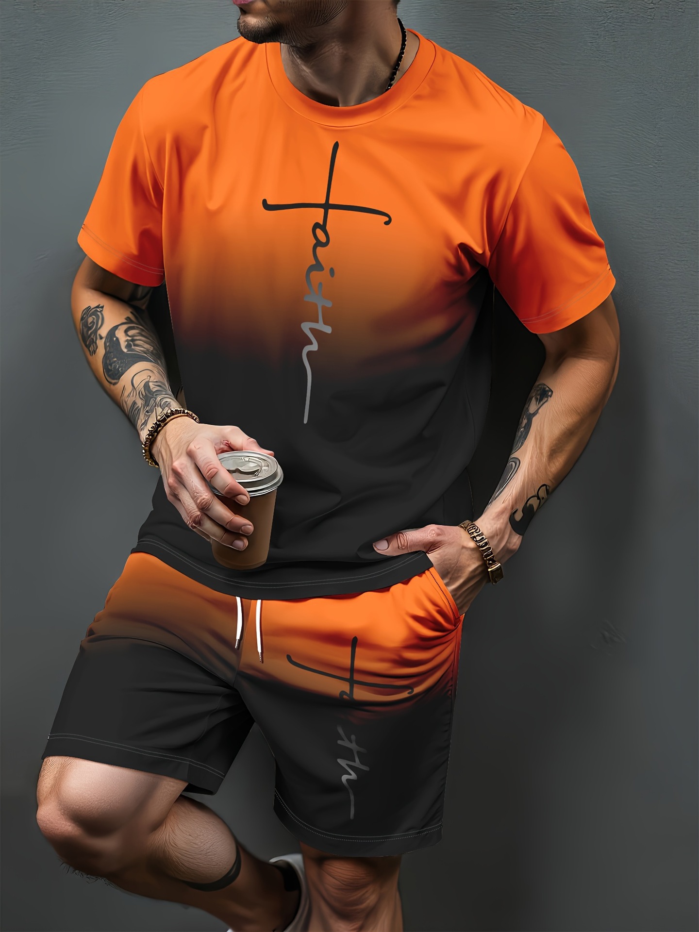Tute Sportive con Stampa 3D a  - Summer Knit Clothing recensione e prezzo