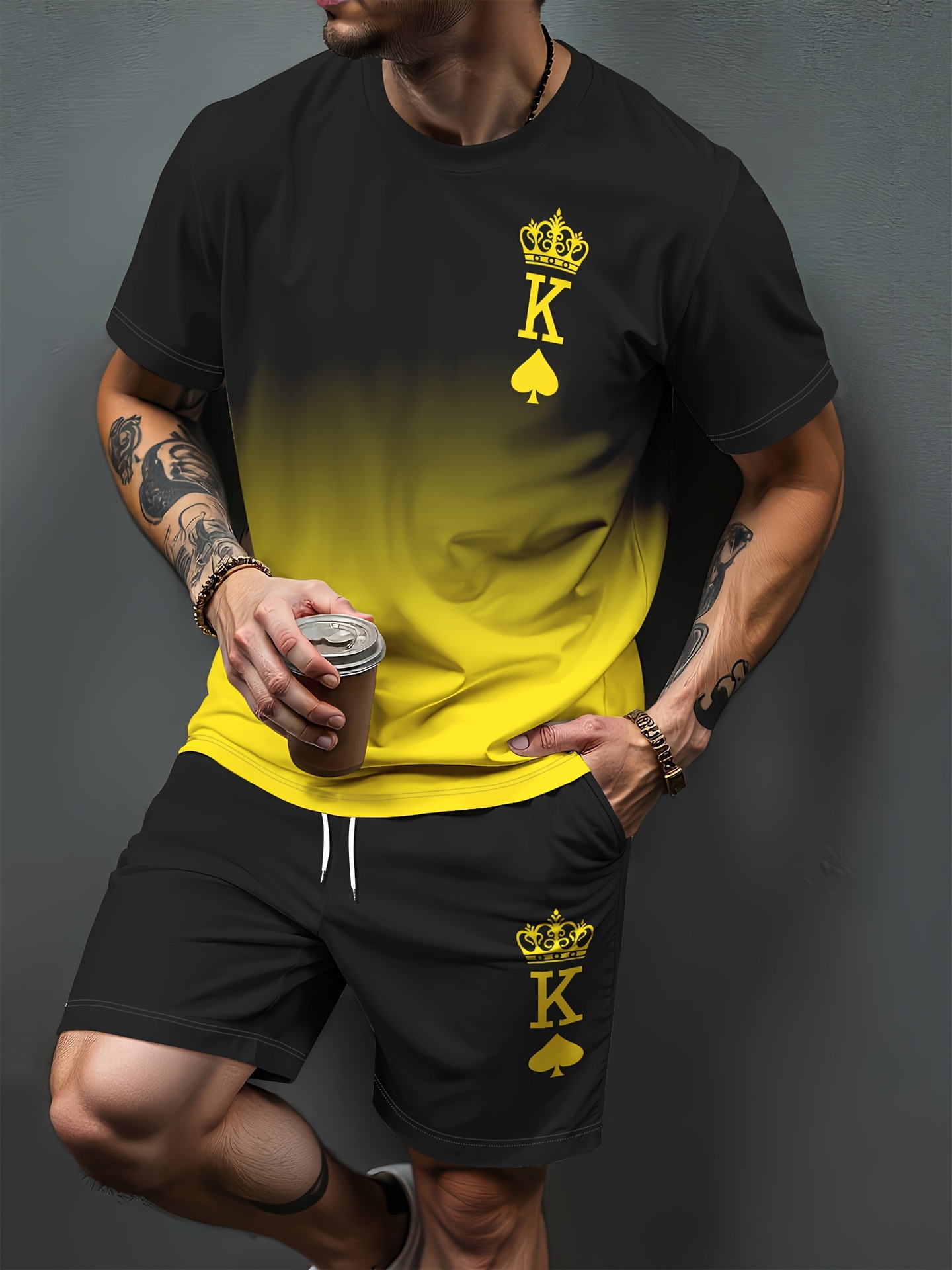 Tute Sportive con Stampa 3D a  - Summer Knit Clothing recensione e prezzo