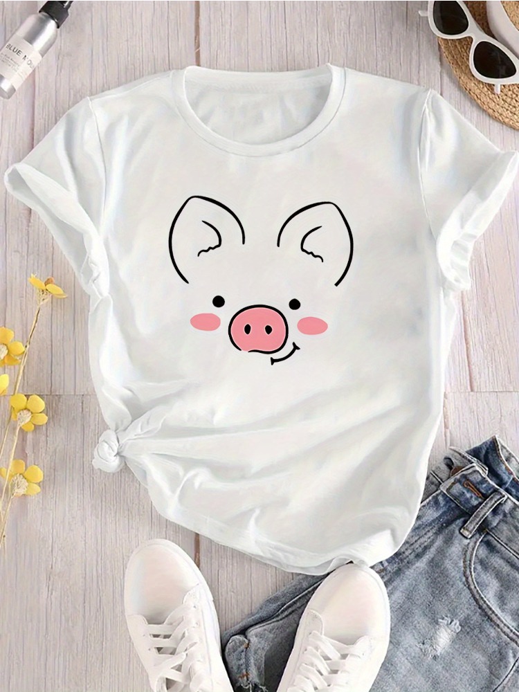 T-shirt da donna con faccina d - Summer Clothing Images recensione e prezzo