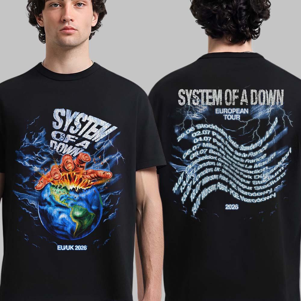 T-shirt System of A Down Europ - Summer Clothing Uk recensione e prezzo
