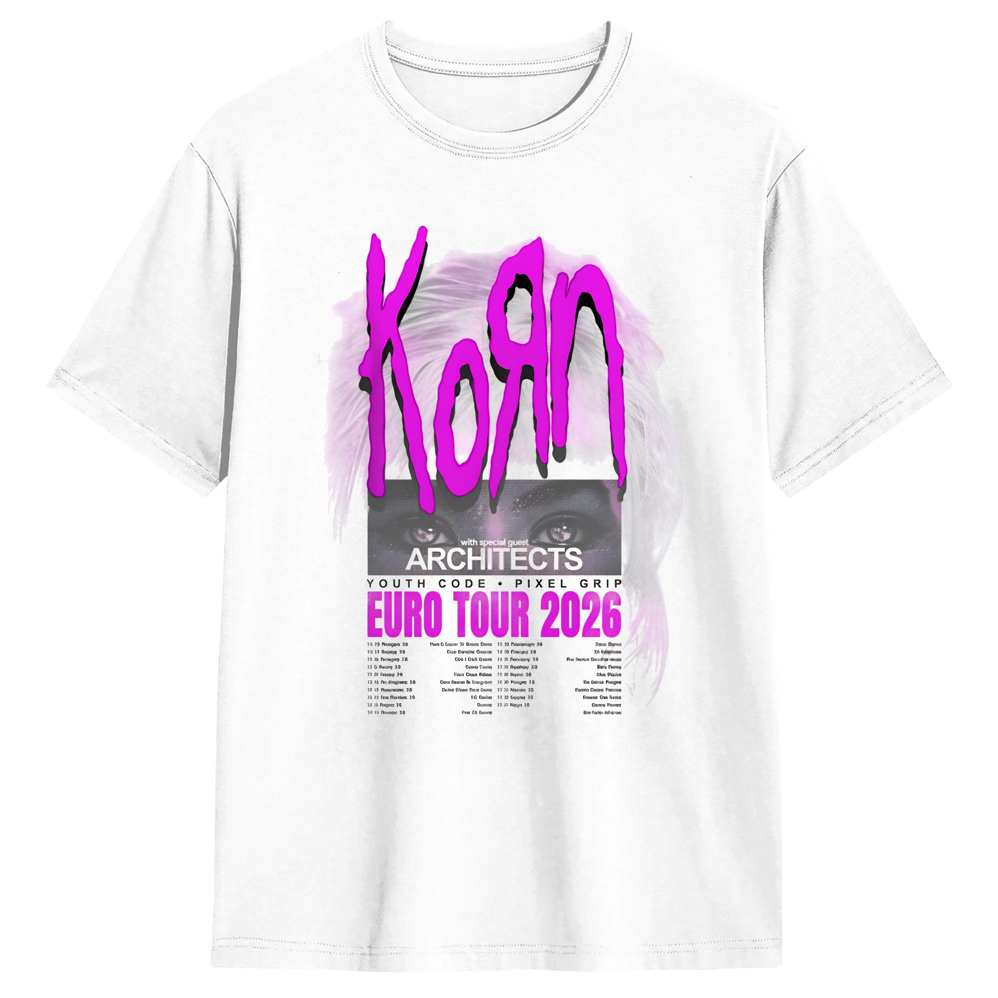 T-Shirt Korn Europe And UK Tou - Summer Clothing Uk recensione e prezzo