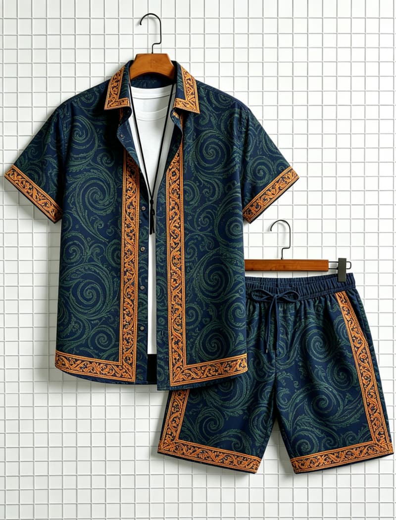 Completo da uomo con camicia a - Summer Clothing Types recensione e prezzo
