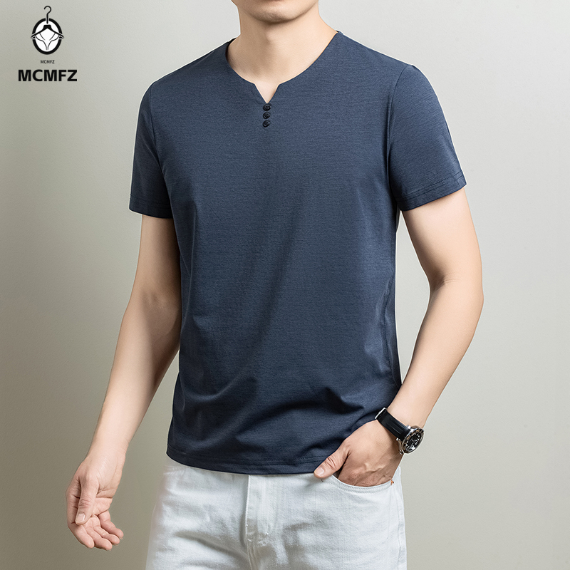 Maglietta Henley basic da uomo - Summer Clothing Types recensione e prezzo