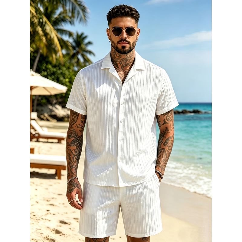 Completo casual estivo da uomo - Summer Knit Clothing recensione e prezzo