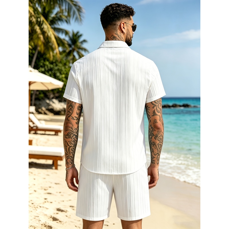 Completo casual estivo da uomo - Summer Knit Clothing recensione e prezzo