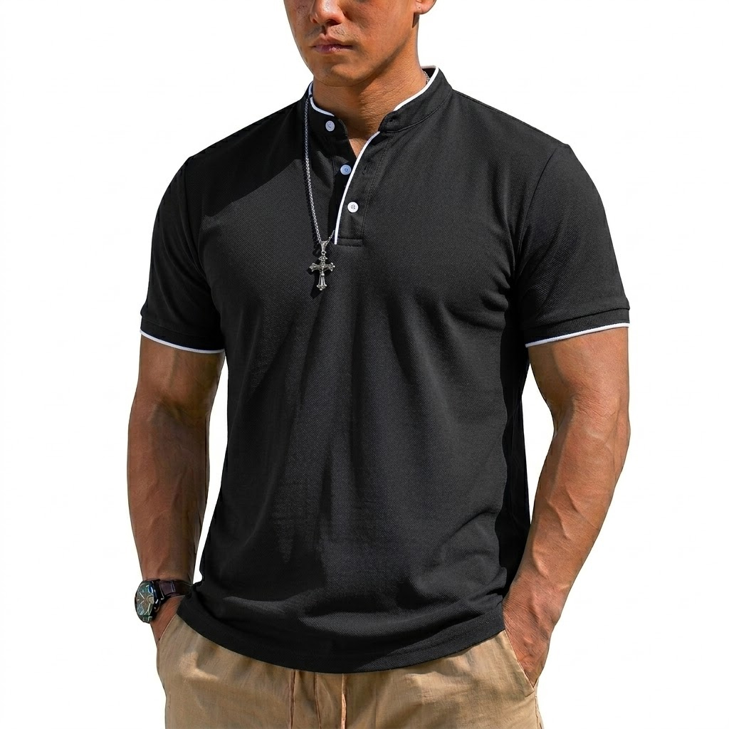 Maglietta Henley Estiva a Mani - Summer Gym Clothing recensione e prezzo