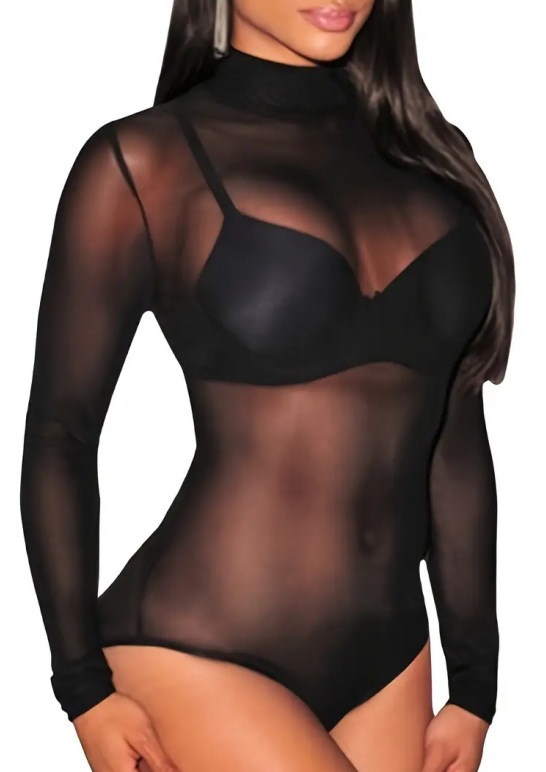 Body in rete trasparente a col - Swim Cover Up Mesh recensione e prezzo