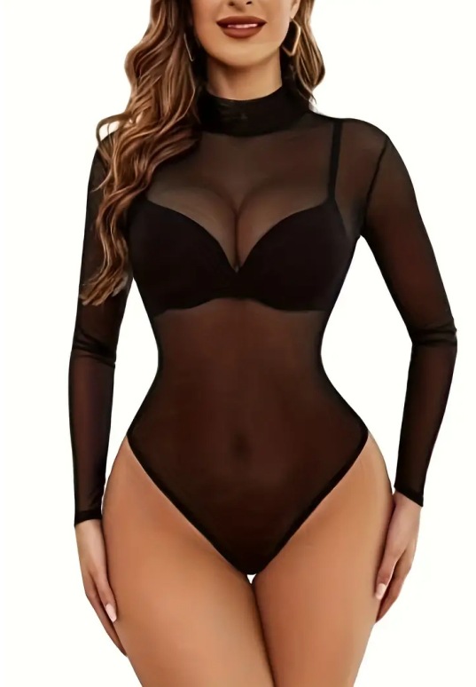 Body in rete trasparente a col - Swim Cover Up Mesh recensione e prezzo