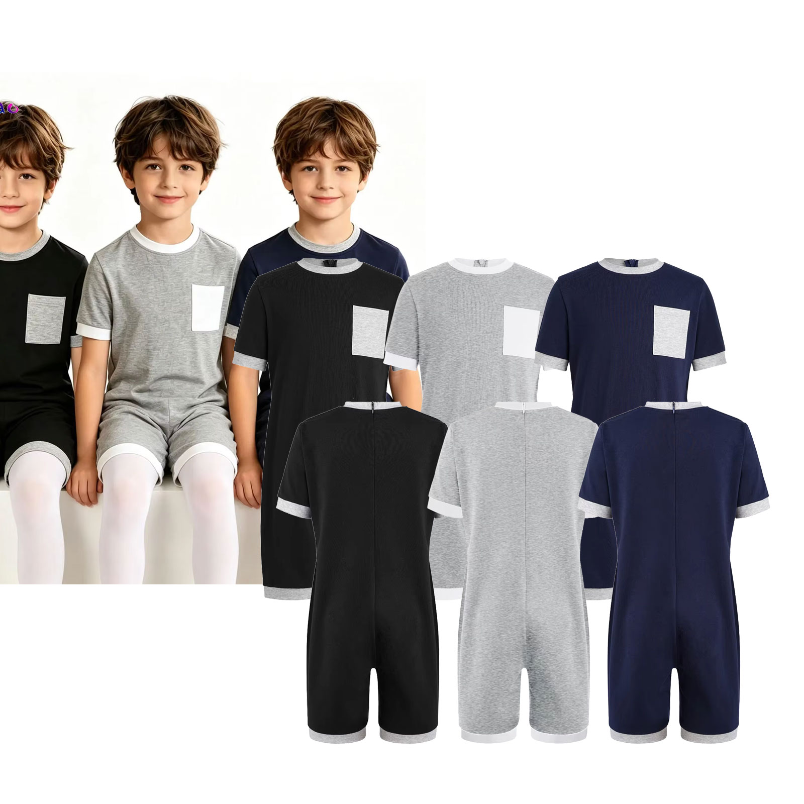 Set 3 Pezzi Abbigliamento Adat - Summer Clothing Kids Boys recensione e prezzo