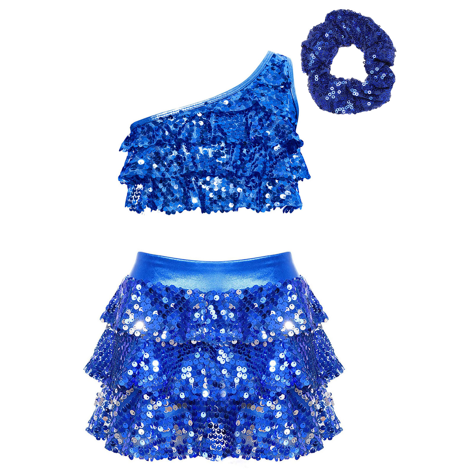 Bambini Ragazze Paillettes luc - Summer Clothing Set For Girls recensione e prezzo